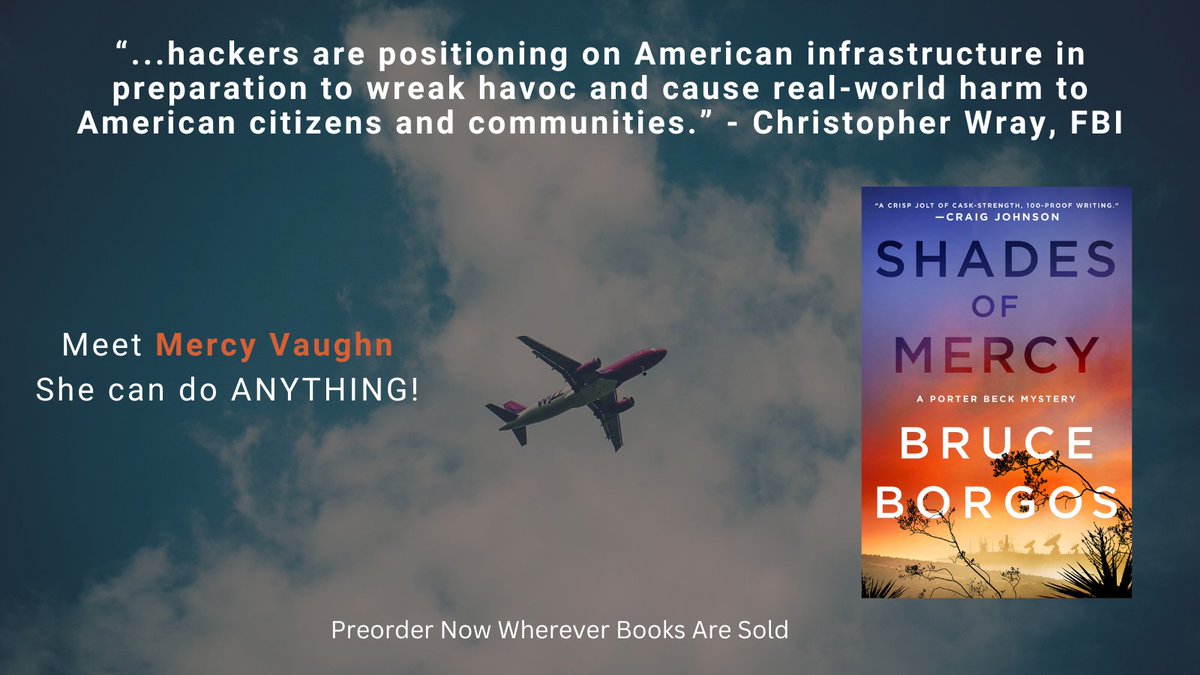 Bruce Borgos (@bruceborgos) on Twitter photo Welcome to the world of Zero-Days! The second installment in the Porter Beck Mystery Series is coming!
<a href="/MinotaurBooks/">Minotaur Books</a> <a href="/Janet_Reid/">Janet Reid</a> #porterbeck #thebitterpast #shadesofmercy Welcome to the world of Zero-Days! The second installment in the Porter Beck Mystery Series is coming!
<a href="/MinotaurBooks/">Minotaur Books</a> <a href="/Janet_Reid/">Janet Reid</a> #porterbeck #thebitterpast #shadesofmercy