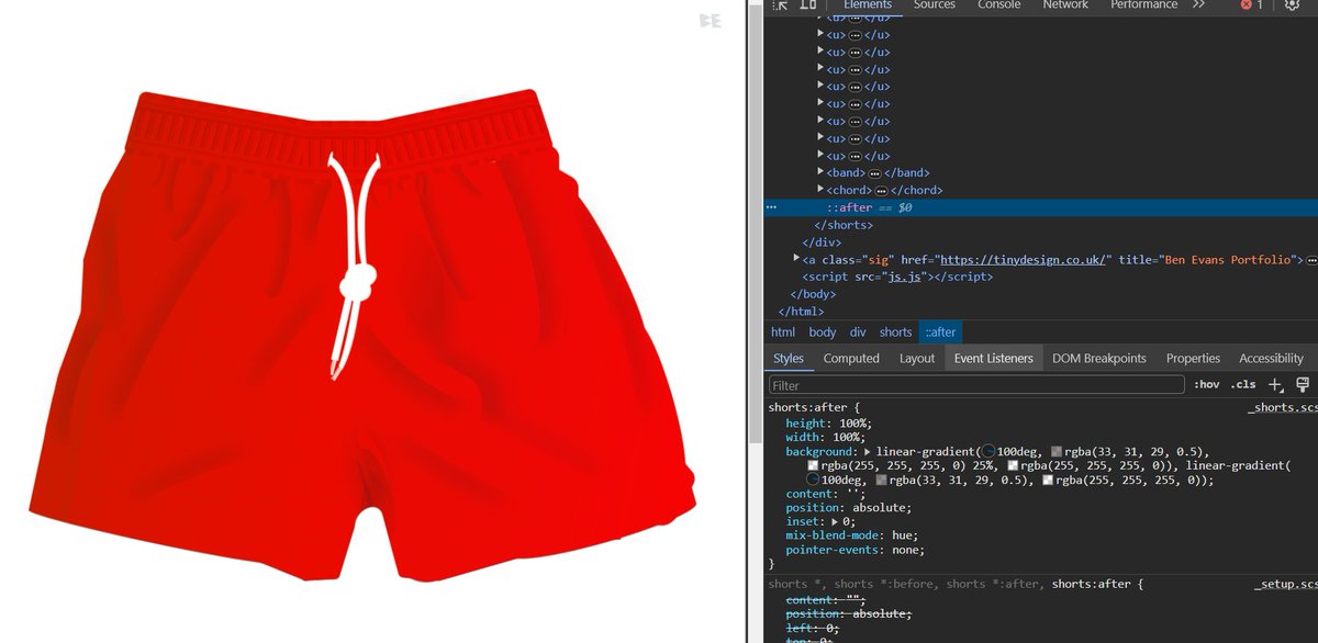 ivorjetski's tweet image. I've just accidentally stumbled upon a handy CSS fabric texture hack! 😯 I've no idea what caused it, but it looks good!  🤩
#cssart