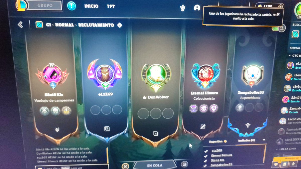 Maximogz's tweet photo. A primeira vez que se xunta o team. #ImosCona @LeagueOfLegends https://t.co/BrmlthLAI0