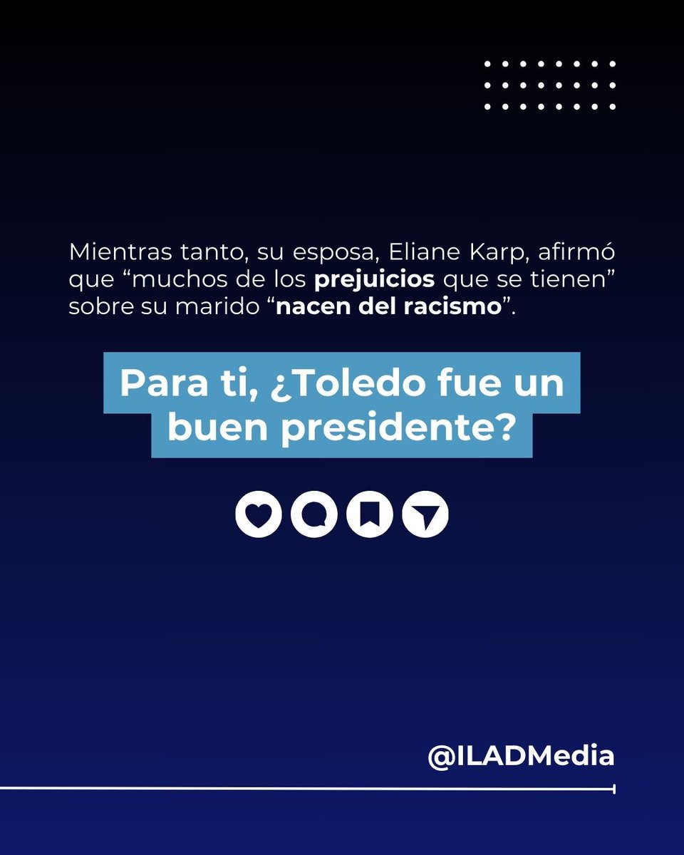 Ilad_media's tweet photo. #AlejandroToledo #Ecoteva #corrupción #ZaraíToledo #PeruPosible #ElineKarp #Melody https://t.co/f1cOhYBSnI