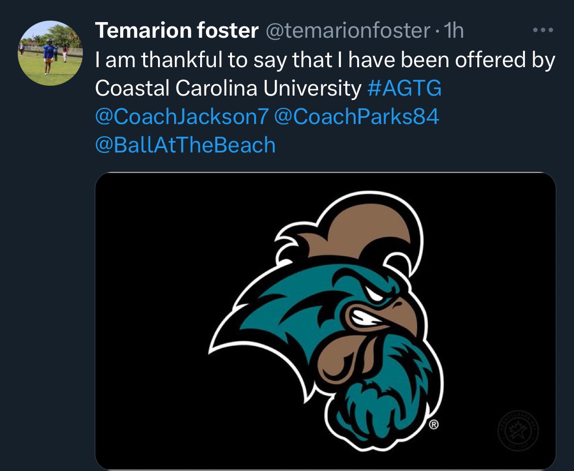 Congrats <a href="/temarionfoster/">Temarion foster</a>