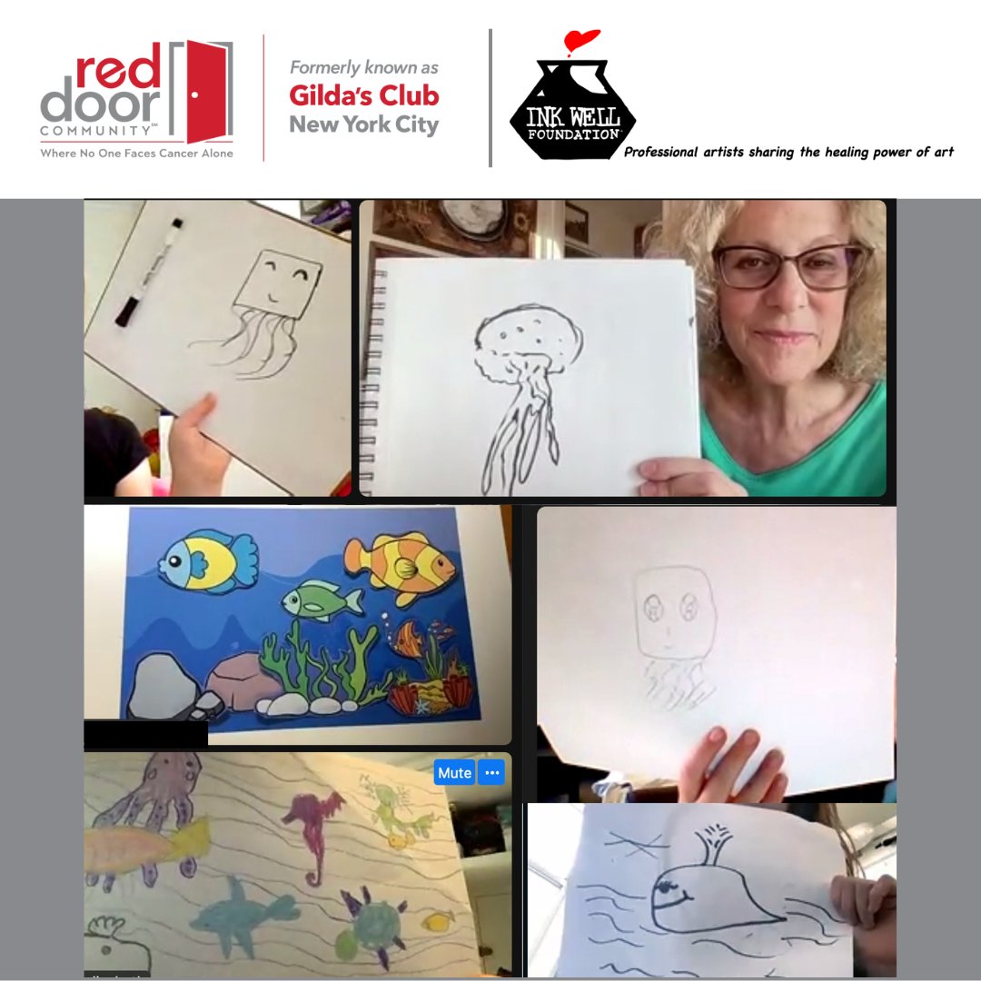 RedDoorCm's tweet image. 🎨✨ Celebrating #InspireYourHeartWithArtDay with a burst of creativity! 

🖌️ Swipe to see some of the incredible art made by #RDC members at our workshops with @InkWellKids! 🙌❤️ 

Learn more about all our program offerings at bit.ly/RDCProgramCale…

#FreeCancerSupport
