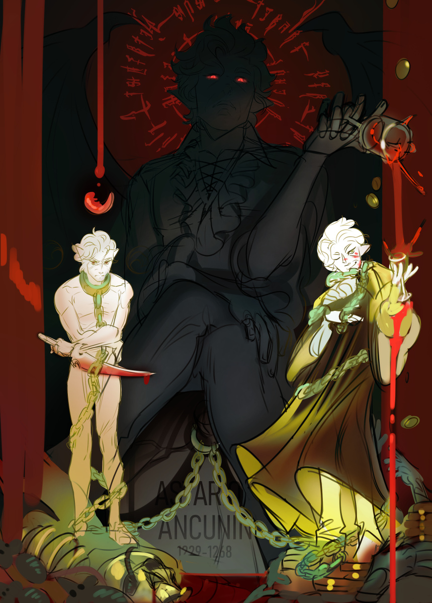 0_6Chii's tweet photo. Ooo I can show this though!
 It was for bg3 zine, but we decided on the other one!
Want to finish this so much, but will need to do the higher priority things first! 

High five to those who'll guess the reference >:3 Should be obvious if ya know~

#BG3 #BaldurGate3 #Astarion https://t.co/G56BHOFm73