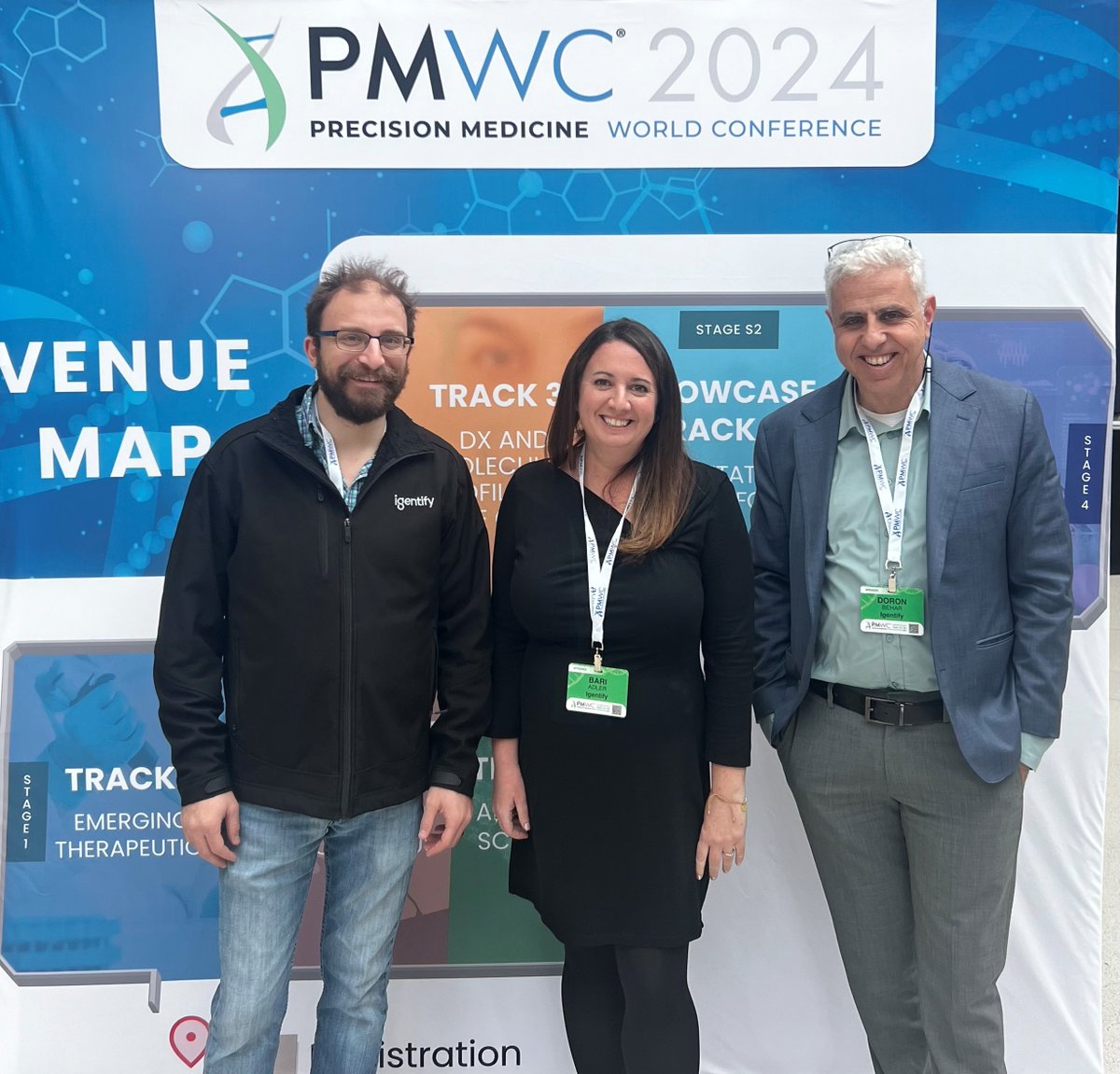 Team Igentify had a wonderful time at #PMWC24! Thank you to everyone who attended Dr. Doron Behar’s talk: Ensuring Precise Result Delivery in Precision Medicine. Learn how we are transforming the genetic ounseling experience for clinicians and patients igentify.com