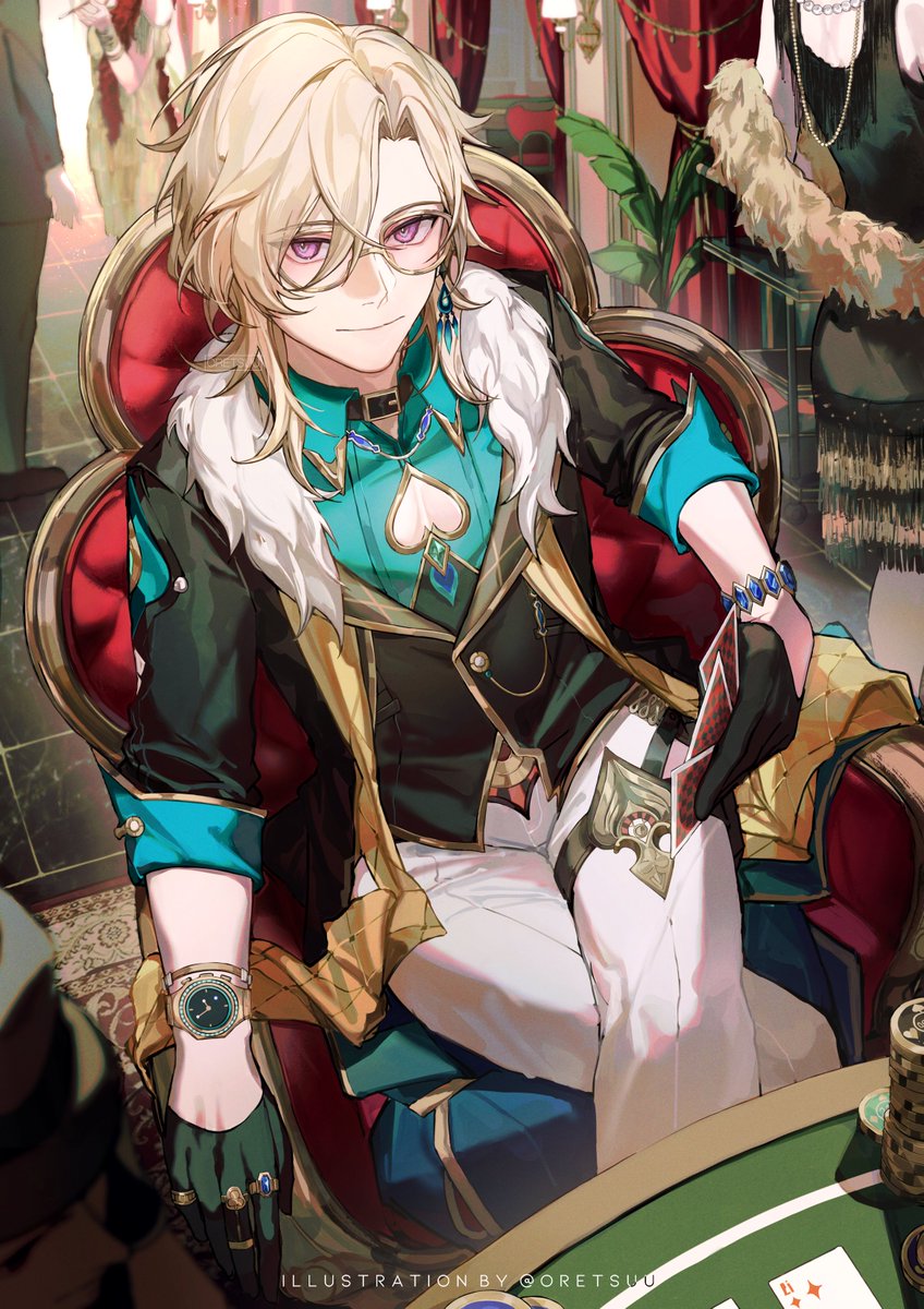 oretsuu's tweet photo. Shall we play a game? 🎲🪙
#DiveIntoDreams #Penacony #HonkaiStarRail #スターレイル #Aventurine https://t.co/TeLNqMFTgl