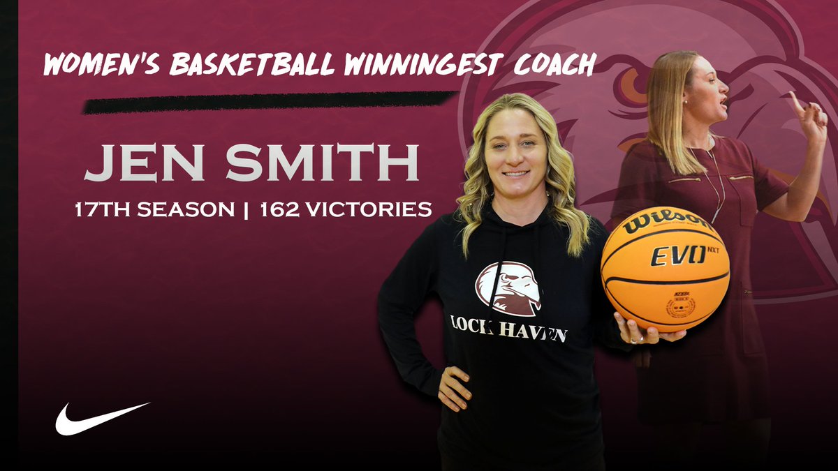 LHUWBB's tweet photo. You go

We follow

Always done the right way 

162 and counting

Lock Haven WBB career wins leader 💪

@CoachJ_Smith https://t.co/sO6VKcdsfy