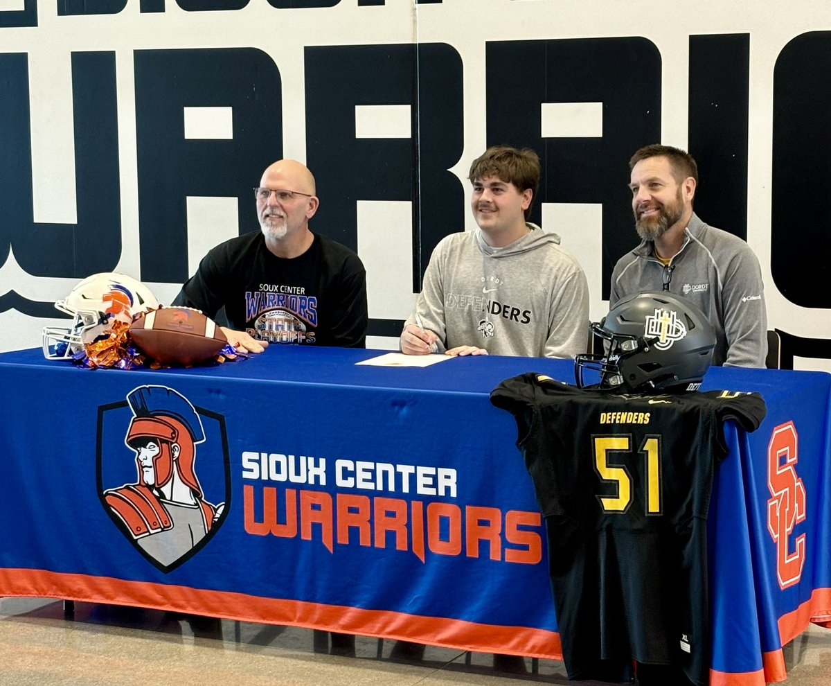 Congratulations <a href="/Jack_Crane51/">Jack Crane</a>
<a href="/DordtFB/">Dordt Football</a>  is getting a great offensive lineman but even a better person. Proud of you bud. 
#powerofone
#defenderway