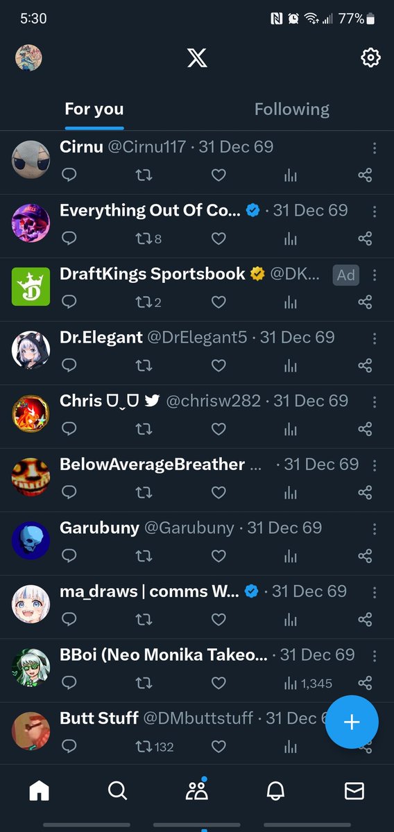 Yo what the hell is up with my twitter