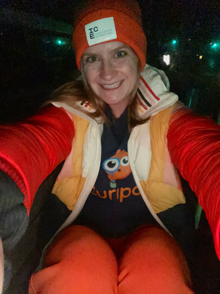 It might be 3 am at a bus stop in Oslo but I’ve never been more excited to be back in @curipodofficial orange pants, headed to Austin and @TCEA to see our favorite people in the world: TEACHERS 🧡🤩

Come find us at Booth 1755🧡 #ThinkOrange