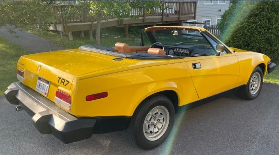 Capital_Triumph's tweet photo. It's WEDGEnesday!
This lovely yellow 1979 TR7 belongs to new CTR Club member Mike. Welcome to the club!
#Triumph #TR2 #TR3 #TR4 #TR5 #TR250 #TR6 #TR7 #TR8 #Spitfire #GT6 #Stag #Herald #Vitesse #Dolomite #StandardTriumph #BritishLeyland #LittleBritishCar #LBC https://t.co/TlFL0TLCs2