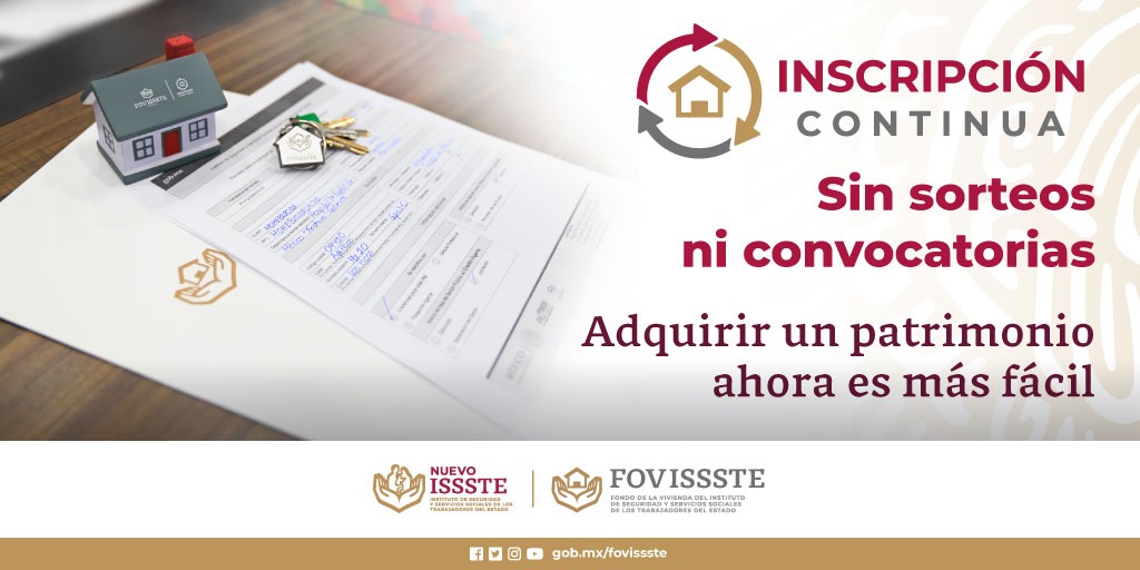 Resultado de la Reforma a la Ley del ISSSTE, se eliminó la convocatoria para solicitar el #CréditoTradicional, por lo que desde el 2023 ya se otorga cualquier día del año. 

Se puede ejercer para adquisición de vivienda nueva o usada, construcción, ampliación, mejoramiento o