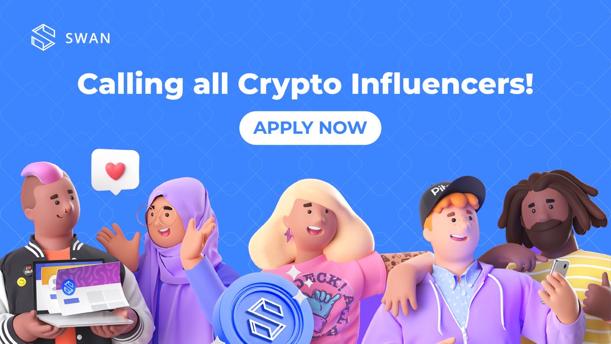 swan_chain's tweet photo. 🚀 Exciting News!
Calling all #crypto influencers! 🌐✨

@swan_chain offers lucrative rewards for content creators. 💰

The potential rewards are limitless, determined by your audience size and the quality of your content. 🤑

Collaborate on posts, videos, articles about Swan Chain over time. 🗓

Creators of all sizes welcome to apply.
Interested? Apply now:
https://t.co/wt48wjjv7r

#KOL #Hiring #blockchain