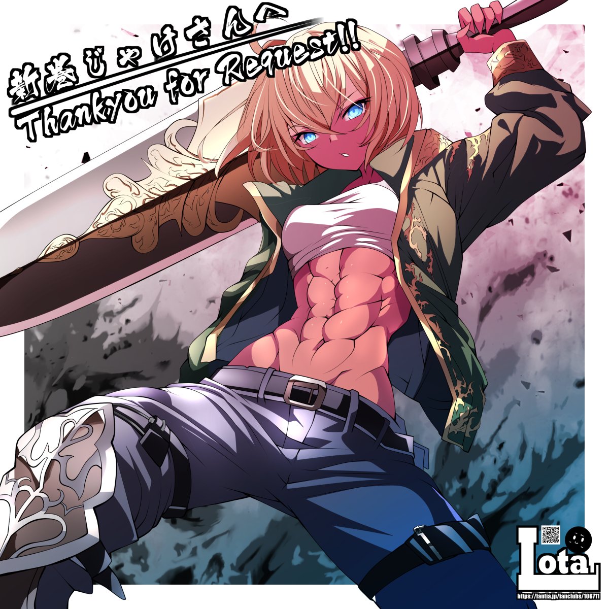 #今月描いた絵を晒そう 
一日遅れ、すけぶ編 