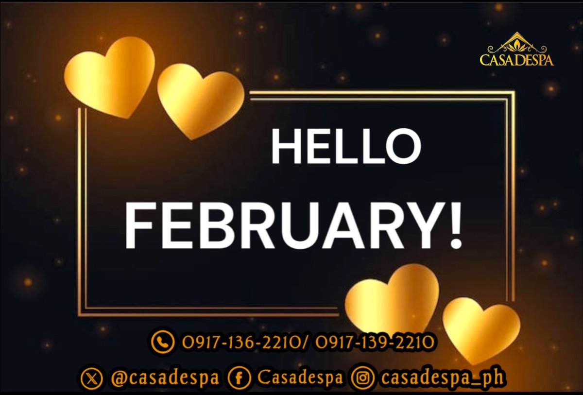 'Embrace the Love: Welcome February with open arms and open hearts.  Let it serenade your soul with its sweet melodies.' ❤️❤️
#CASADESPA #LOVEMONTH