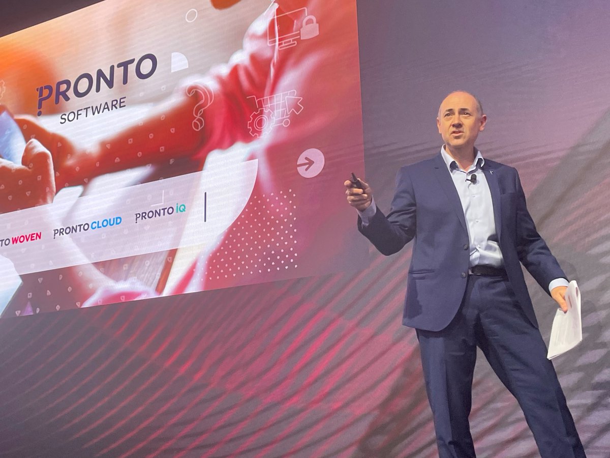 Great to have Chad Gates, Managing Director of our National sponsor <a href="/ProntoSoftware/">Pronto Software</a>, speaking to all things IT, leadership style and what's keeping CEOs up at night. #CEOSummit