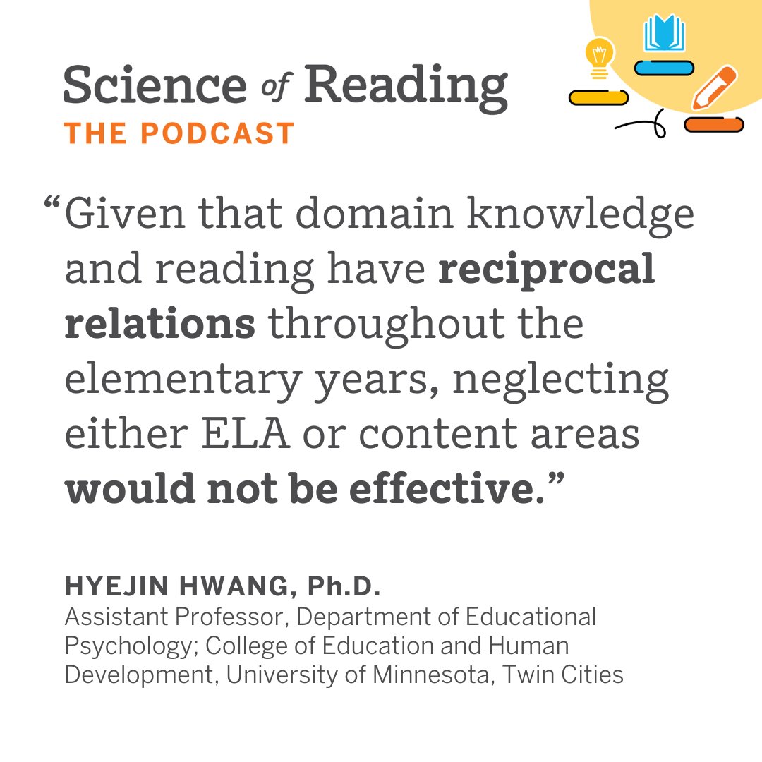I recently sat down with Amplify’s Science of Reading: The Podcast host, Susan Lambert. We chatted about the importance of broad knowledge and unit planning over individual lesson planning. Listen to the full episode 9 here. amplify.com/science-of-rea…