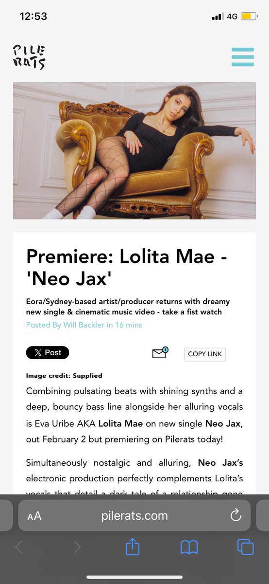 isoliamusic's tweet photo. so my song is premiering today on @pilerats 😭😭😭😭 this means the world, these words make my heart burst 💌 whose trynna get a first peek of the song yeah?? go to the link in my bio from which you’ll find the full song !!! let me know what you think 🙊🙊 https://t.co/OIbiDIgri9