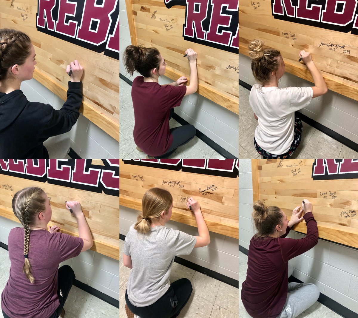 wcsFHSjct's tweet photo. It’s official, 2024 seniors are on the board! We have loved celebrating our seniors this week! Four years goes by too fast! But we’re not done yet 😤 https://t.co/GnNH08nkWB