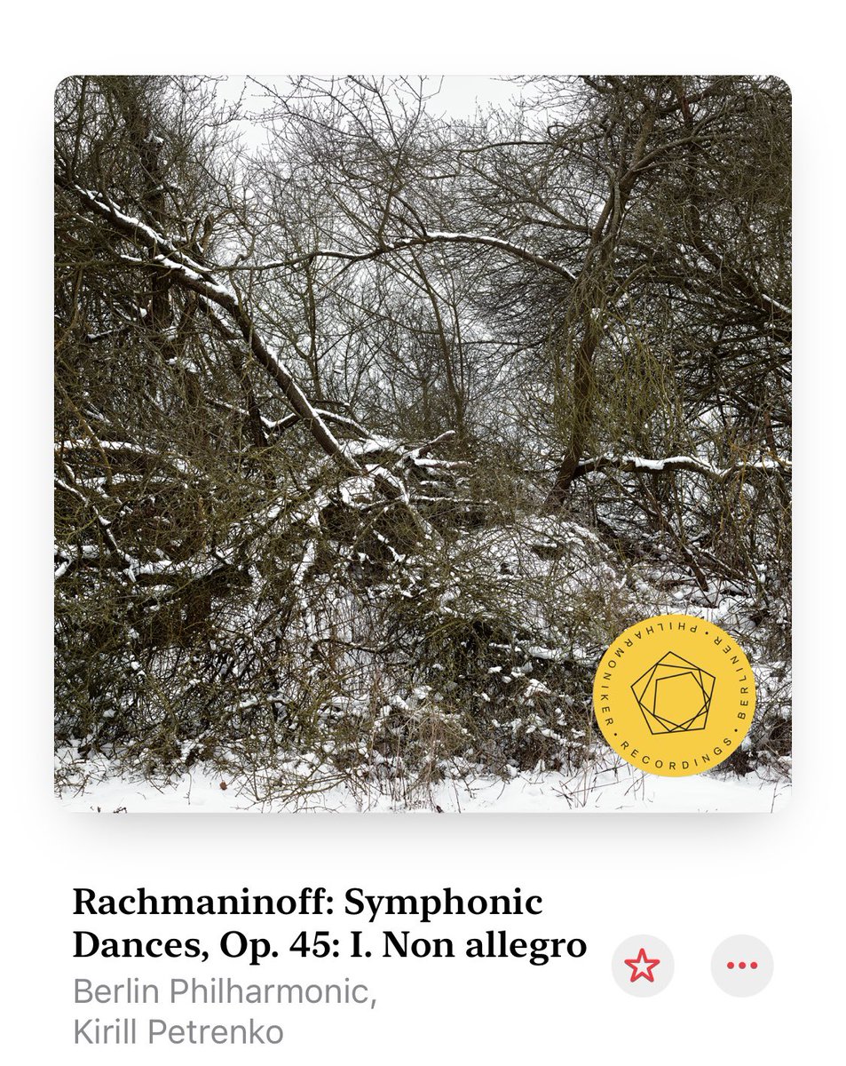 ラフマニノフ『交響的舞曲』

最初はそんなでも無かったけど聴いくうちにとても好きになった曲。
やっぱり流し聴きではなく曲に向き合って聴くのが良いのかな。特に初めて聴く時は。

#NowPlaying #Rachmaninoff