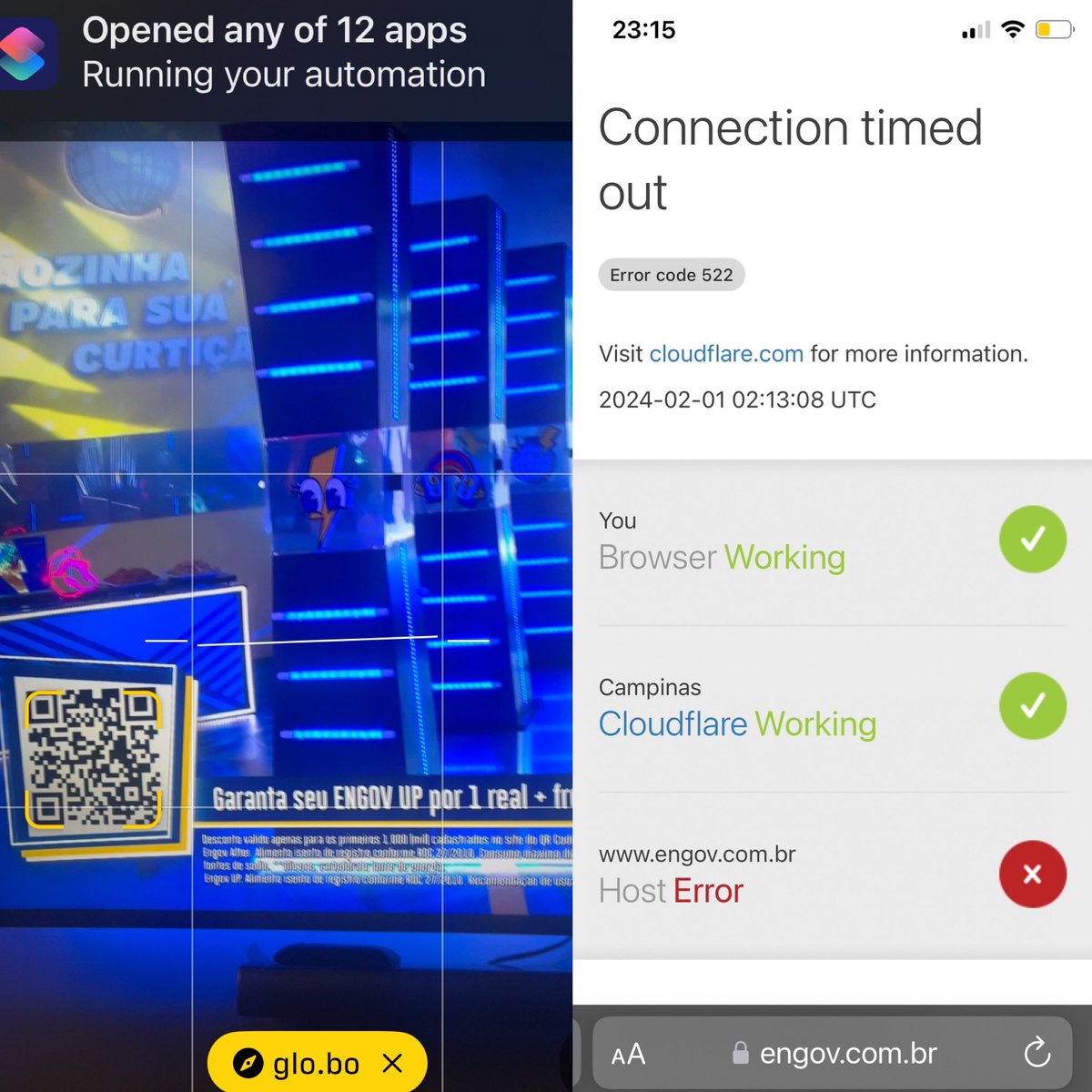 PaulinhoPatto's tweet image. Promoção @Engov_Oficial 
Alguém aí conseguiu comprar #engov por 1 real?
Algo de errado não está certo!🫣
Página não abre!🥴
@Engov_Oficial #BBB24