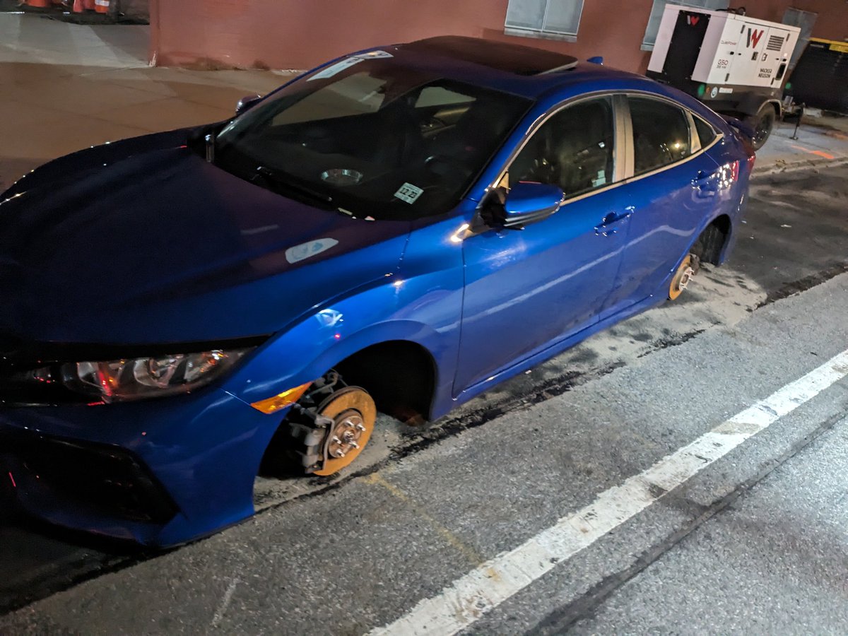 Stay vigilant with your Hondas, everyone. There's a rising trend in the theft of OEM rims, especially on newer Civics. Consider wheel locks, parking in secure areas, or upgrading your alarm system to protect your vehicle. Stay safe! #HondaSecurity #ProtectYourRide #BronxHonda