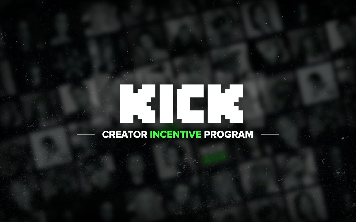 The @KickStreaming creator incentive program is now live. Applications are open & requirements public. We're really looking forward to offering streamers the opportunity to make great content without having to worry about uncertain variables such as subs & donations.