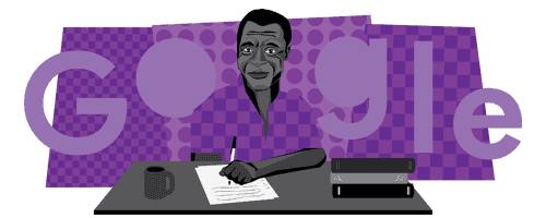 Today's #BHM #GoogleDoodle celebrates renowned American writer and civil rights activist James Baldwin! 

Baldwin inspired many through writing honestly about how identities across race, class and sexuality shape our experiences —&gt; goo.gle/4behRvS

🎨: <a href="/jonkey13/">Jon Key</a>