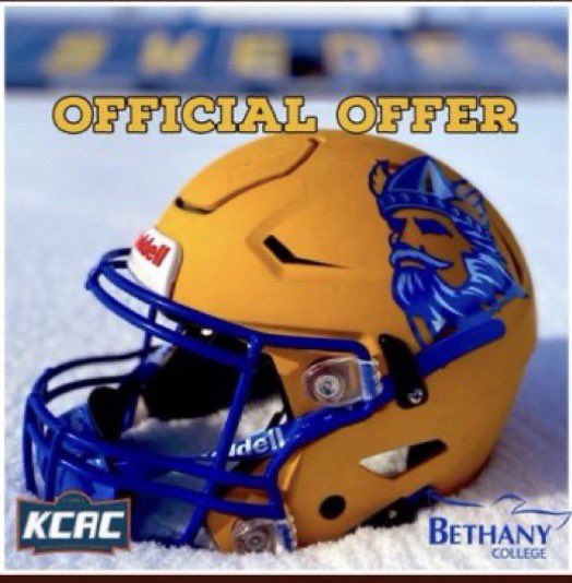 Sáyid Talbert (@sayidtalbert) on Twitter photo I am blessed and honored to receive a scholarship offer from Bethany College to continue my athletic and academic career.
#RockarStockar
<a href="/FootballBethany/">Bethany College Football</a> <a href="/chanceclatterb1/">CbuckUSMC0352</a> <a href="/CoachSlylewis1/">Coach Sly Lewis</a> <a href="/Coach_McBrayer/">Ryan McBrayer</a> <a href="/Sulaman_P/">Coach Baha 🏈</a> I am blessed and honored to receive a scholarship offer from Bethany College to continue my athletic and academic career.
#RockarStockar
<a href="/FootballBethany/">Bethany College Football</a> <a href="/chanceclatterb1/">CbuckUSMC0352</a> <a href="/CoachSlylewis1/">Coach Sly Lewis</a> <a href="/Coach_McBrayer/">Ryan McBrayer</a> <a href="/Sulaman_P/">Coach Baha 🏈</a>