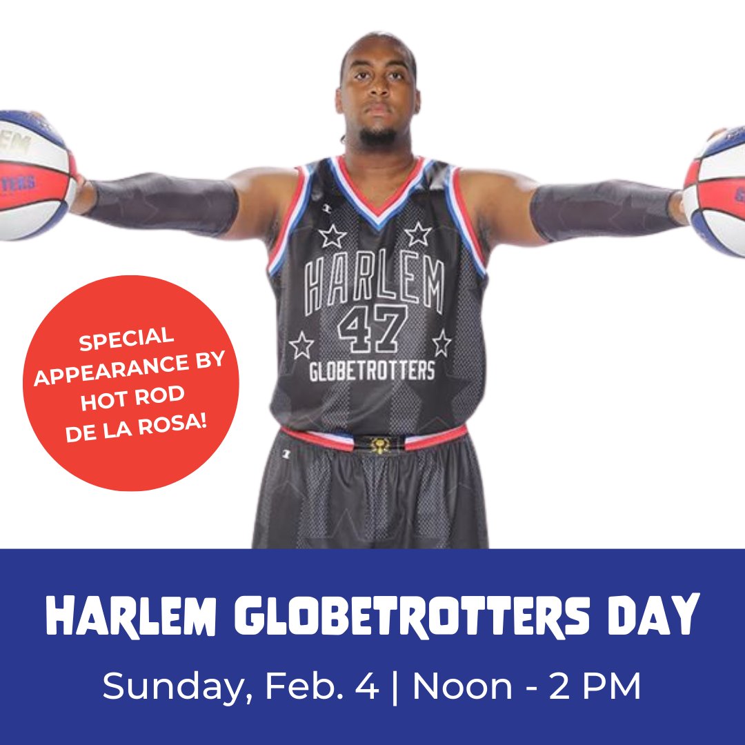 🏀 Make Your Underwater Adventure A Slam Dunk! It’s Harlem Globetrotters Day at the Aquarium this Sunday, February 4, from Noon - 2 PM. Stop by to meet and take photos with Globetrotter Joey "Hot Rod" De La Rosa! 

Get your tickets: bit.ly/36chVKa