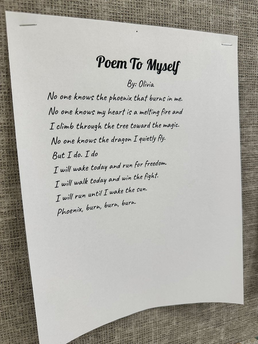 Look at the beautiful poetry my third-graders wrote! Thank you <a href="/Joseph_Fasano_/">Joseph Fasano</a> for the wonderful poetry prompts. They were so proud of their work! <a href="/LPSFranklinElem/">Franklin Elementary</a>