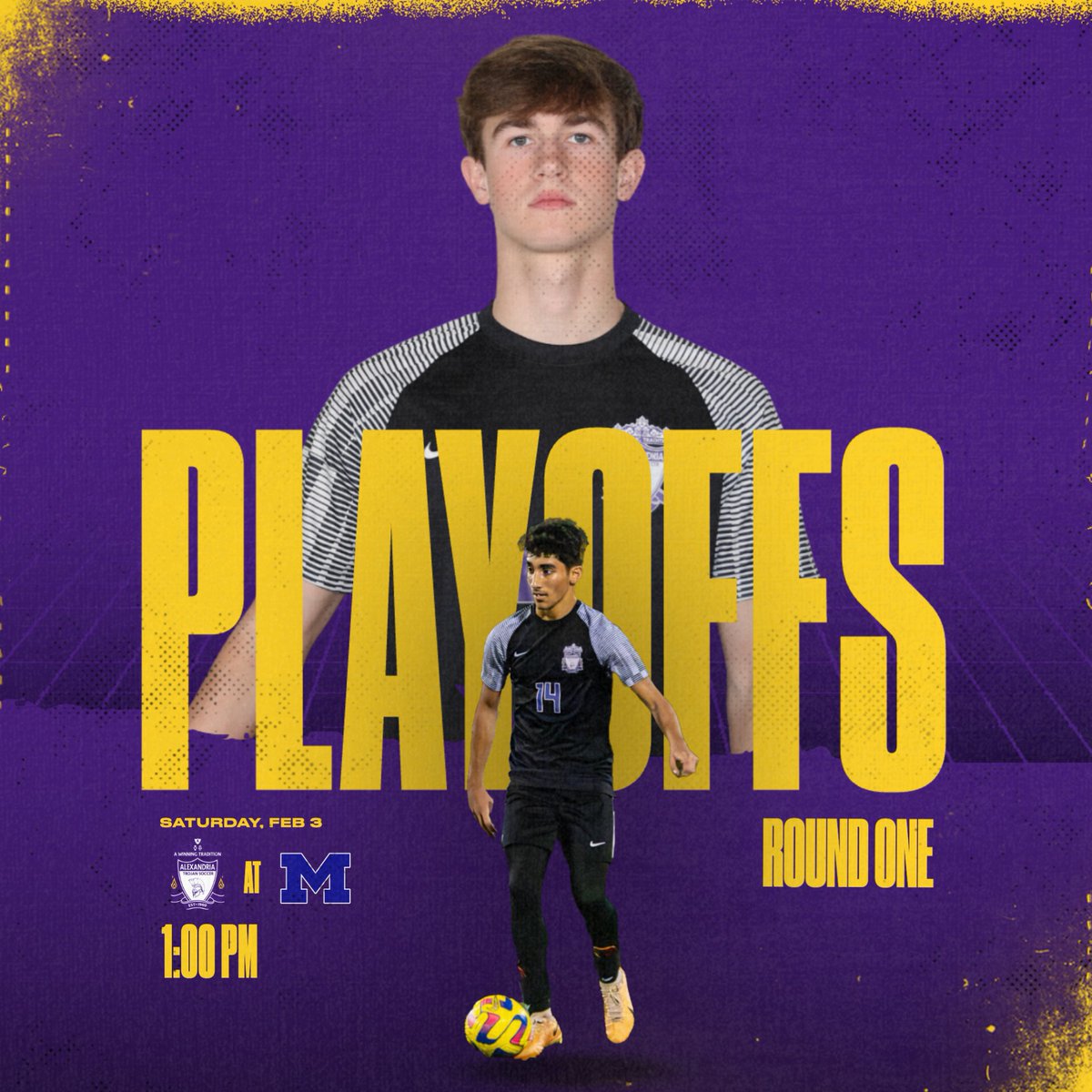The first round of the LHSAA Boys' Soccer Division I Playoffs has been set! The #28 Trojans will hit the road to face #5 Mandeville this Saturday at 1:00 PM! 

Tickets:
🎟️ Adult: $10
🎟️ Student: $5

Get your tickets at gofan.co/event/1367706