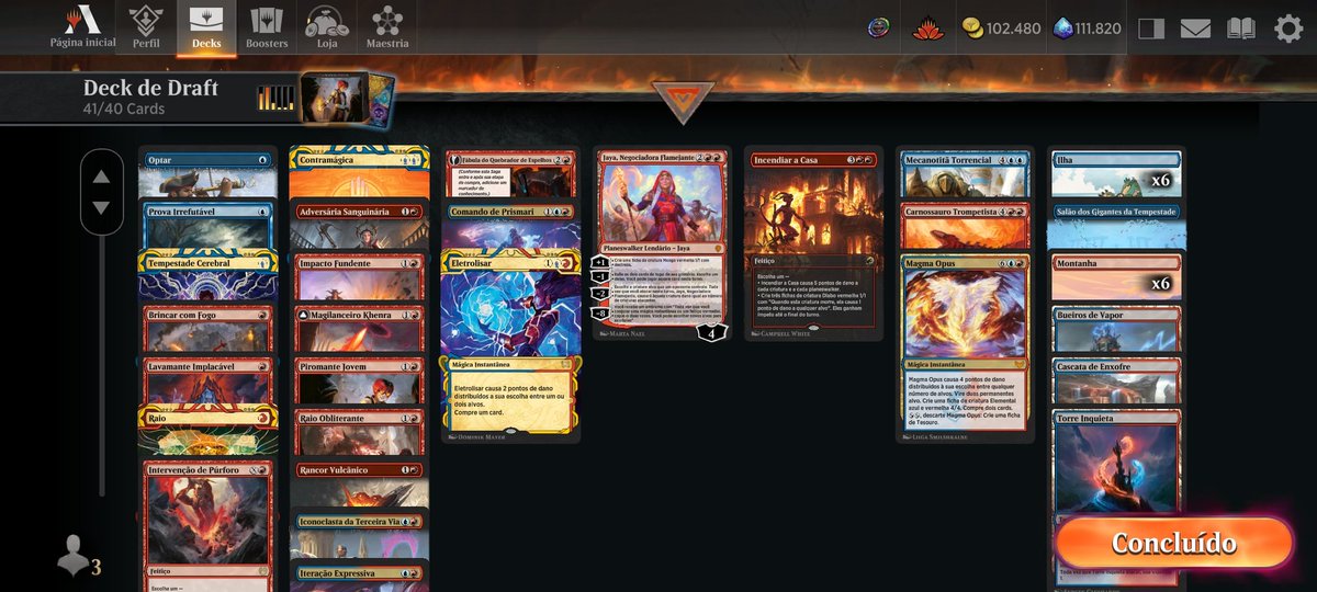 Mais um troféu 🏆 para conta do pai. Dessa vez jogando de Izzet speels no Cube Draft b01 com direito a vídeo pro canal. #mtga #mtgDraft #magicthegathering #cubedraft @fireshoes @ArenaDraftlists youtu.be/ZxgEe903Swc?si…