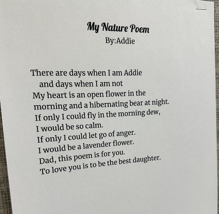 This third-grader's poem 😭