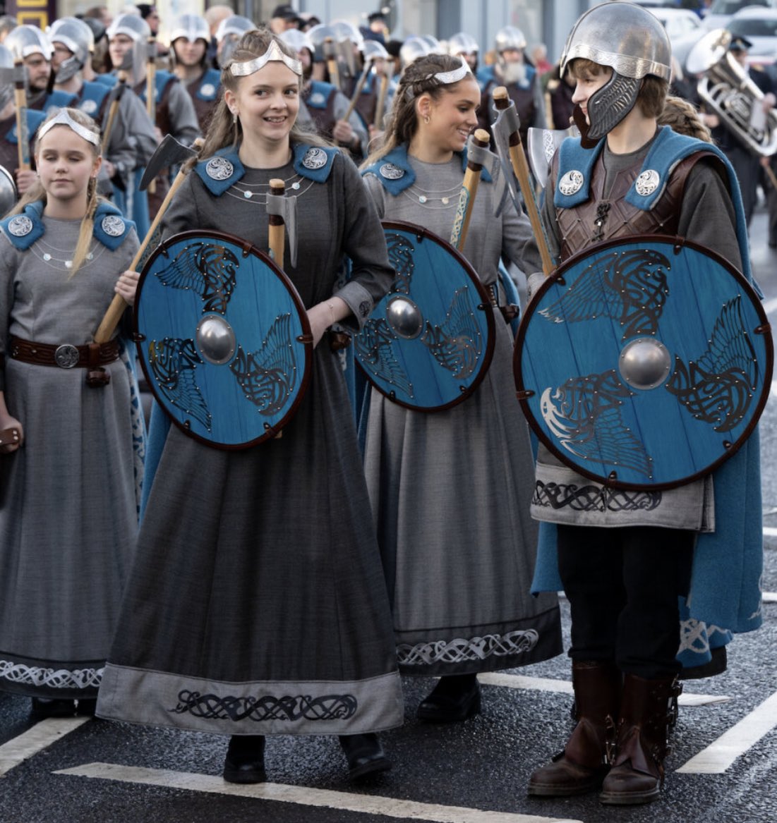 You may have heard of Up Helly Aa, Shetland’s viking fire festival. What you might not know is that for decades, people have campaigned to allow women and girls to be participate in the main festival. This year, for the first time, women and girls participated. Just wonderful.