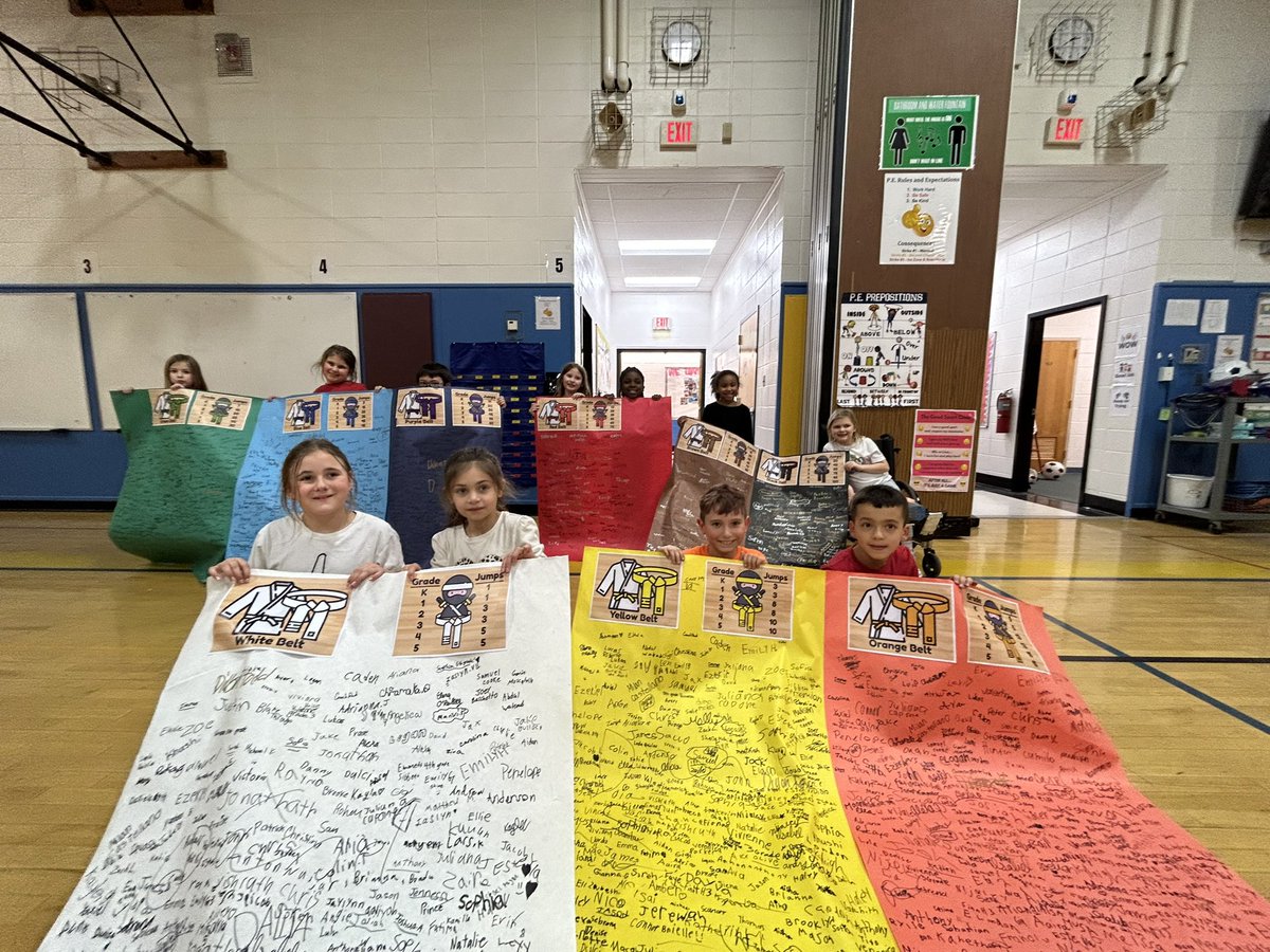 Our Ninja Jump Rope unit has come to an end. We are so proud of all of our student’s hard work and perseverance. Now that everyone knows the basics, jumping rope will be incorporated into some of our warmups.
