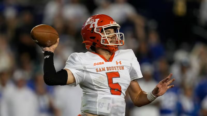 Excited to receive an offer from Sam Houston State! <a href="/CoachSultz/">Alex Sultz</a> <a href="/BearkatsFB/">Sam Houston Football</a> #EatEmUpKats