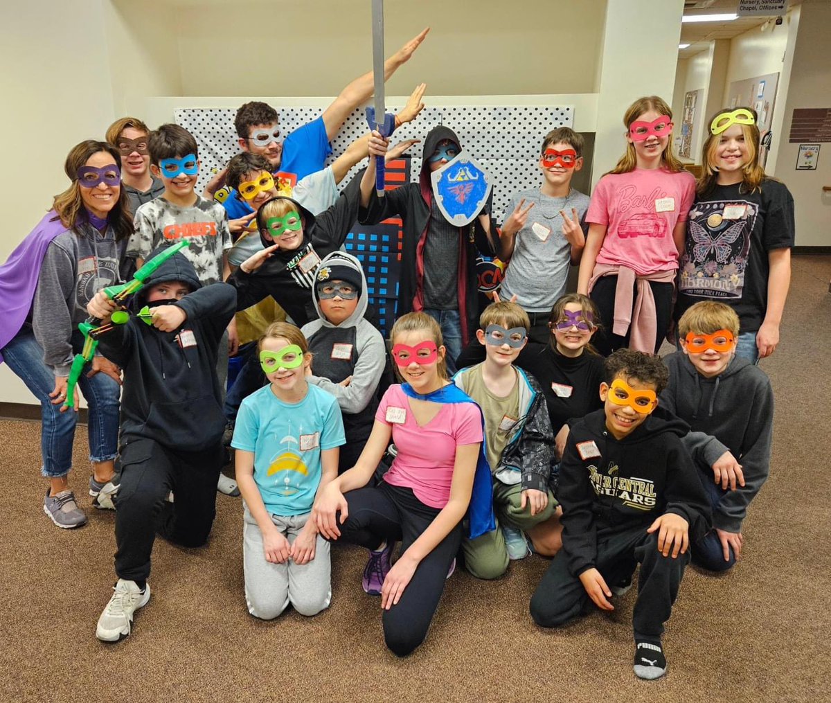 Late post alert: We had a Super Fun time at our Middle School Lock-In last weekend. #ehyouth2024 #middleschoollife