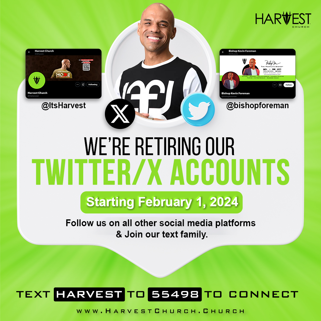 Text HARVEST to 55498 to Stay Connected.