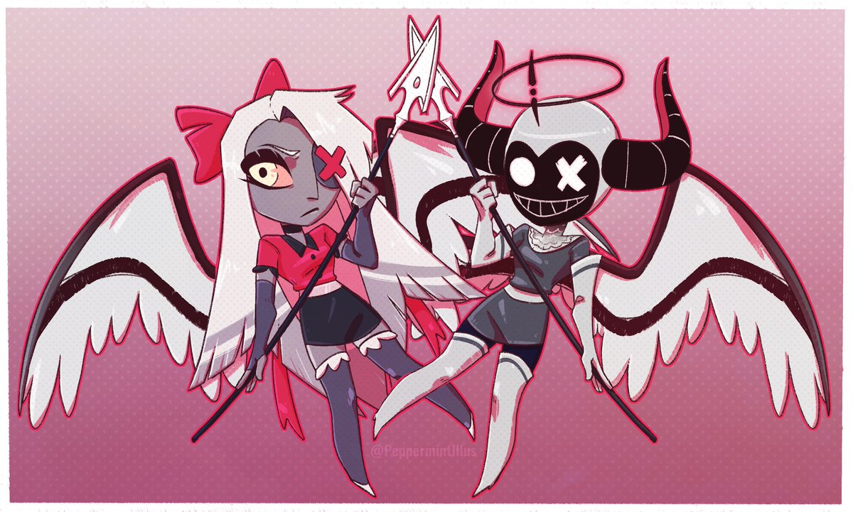 PeppermintIllus's tweet photo. E̵x̵o̵r̵c̵i̵s̵t̵ 
#HazbinHotel  #HazbinHotelVaggie https://t.co/VuAKIHnW0F