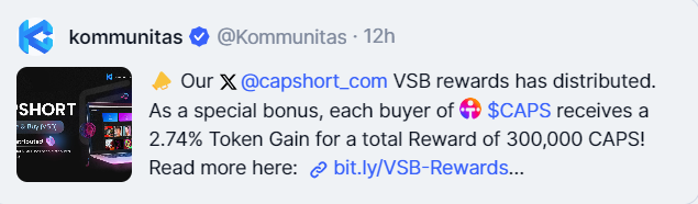Kesketufai's tweet photo. @Kommunitas1 @capshort_com Is that you? Seems a fake #kommunitas is using #CAPS @Ternoa to promote #Capshort https://t.co/Pz7xoVMICJ