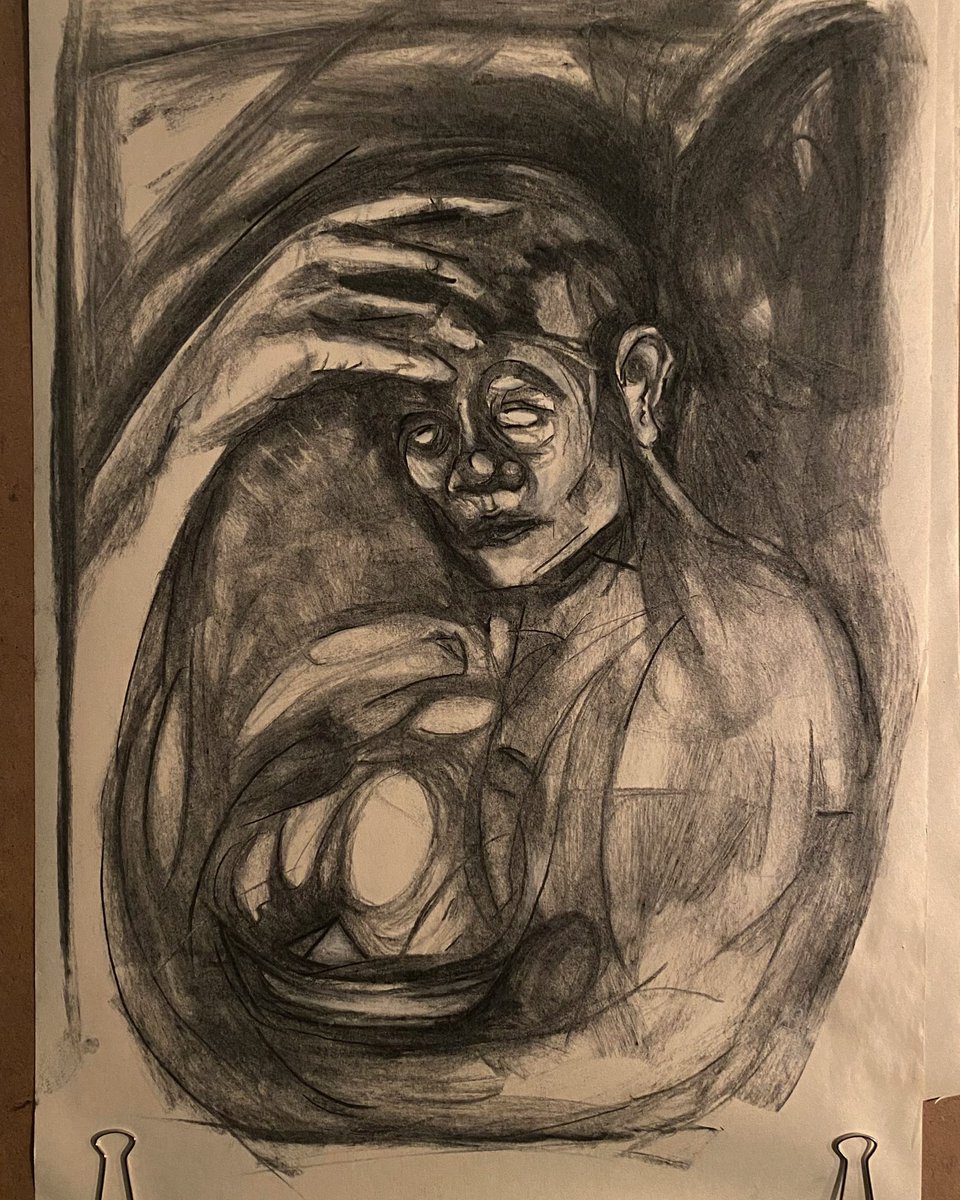 Le Dieu. ‘24
In charcoal.

#art #ArtistOnX #artgallery #charcoal