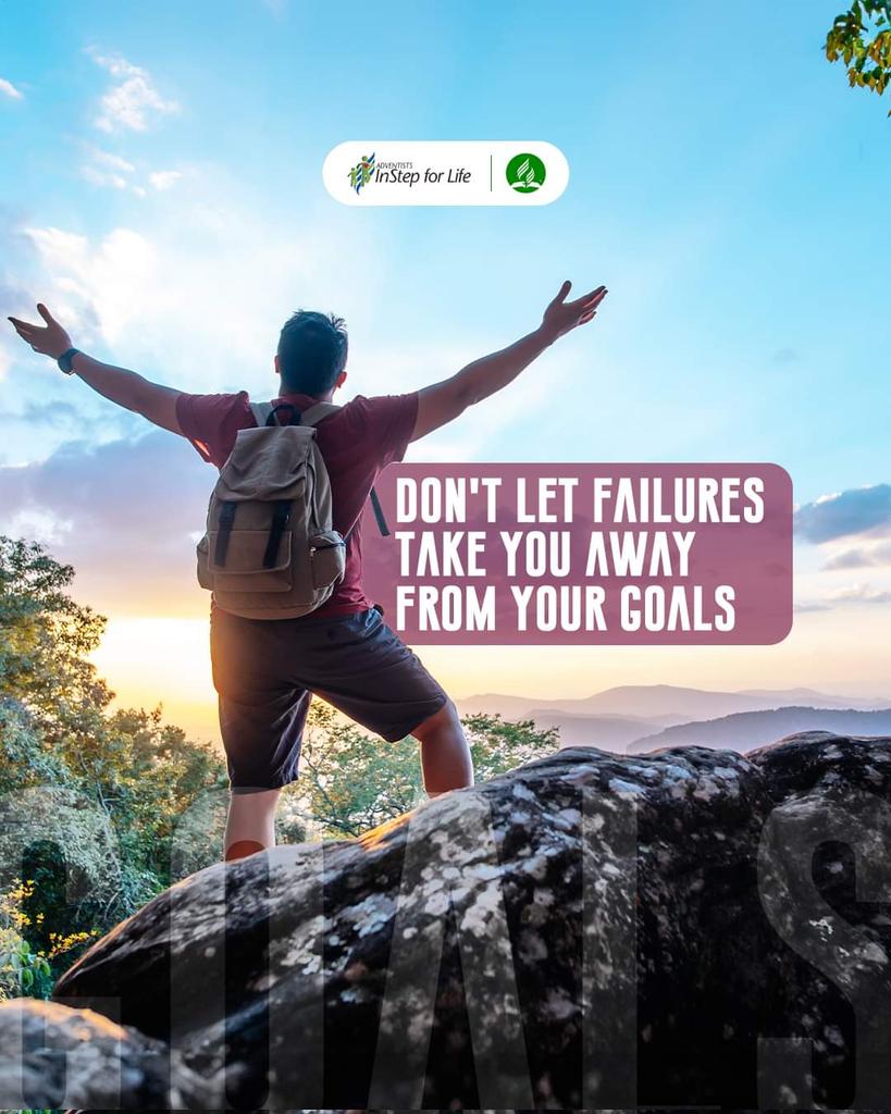 Godwakeupcall's tweet photo. Failures are part of the process. Stay confident and keep making progress. #HealthyHabits #OwnYourWellness #InStepForLife https://t.co/qe5L18AEKF