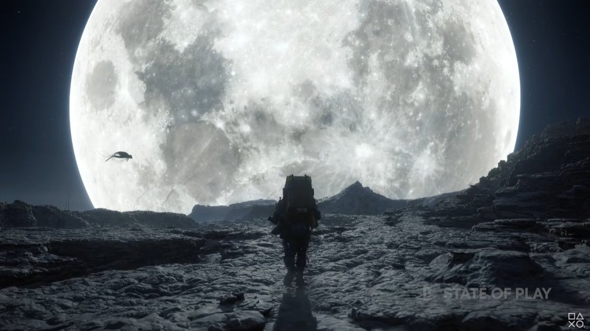 JVCom's tweet photo. Death Stranding 2, c'est reparti pour les livraisons !

Un beau trailer pour la suite, annoncée pour 2025. https://t.co/hdjXHGsWBi
