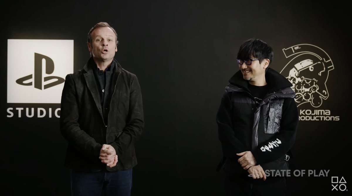 geoffkeighley's tweet image. JUST ANNOUNCED: Hideo Kojima will create a new action espionage game for PlayStation.