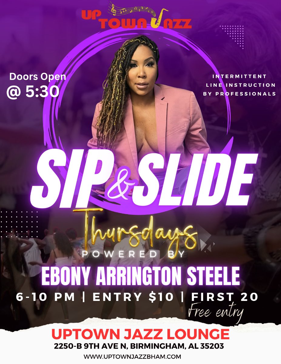EbonySteele's tweet photo. :01 Countdown to Black Histor Month... Slide into Feb 1st this Thursday w/ your favorite girlfriend , Ebony A. Steele. @EbonySteele at @uptownjazzbham. #steelestanding #leggo https://t.co/xxSg17bq7X