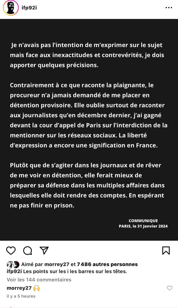 a2f_b's tweet photo. Wesh MAGALIE tu dis tout en 10 fois t lourde !
Pourquoi tu mens sur la détention provisoire
Mais mdr si toi tu n’y es pas, lui devrait encore moins l’être #magaliberdah #arnaqueuse #proces #appel #booba https://t.co/JVfFZLPvLm