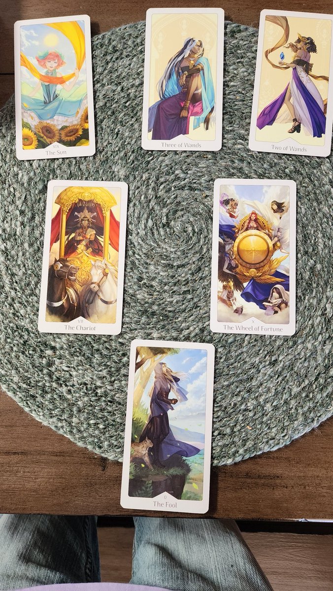 Got my tarot deck made by <a href="/noa89/">Noa I.</a> the designated are beautiful, shuffles nicely, and overall a great deck to have in my collection. #divinationwitch #approved
