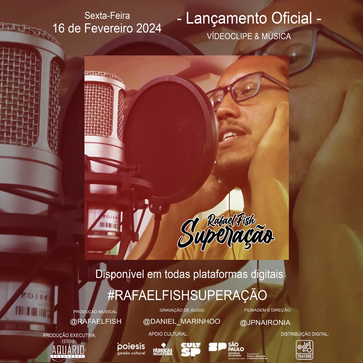 rafael_fish's tweet photo. Faça já a Pré-save da minha nova música: #rafaelfishsuperação https://t.co/PPliNg6Nj5 https://t.co/yRXn3DIu3I