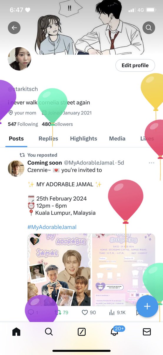 starkitsch's tweet image. we i got balloons today ....