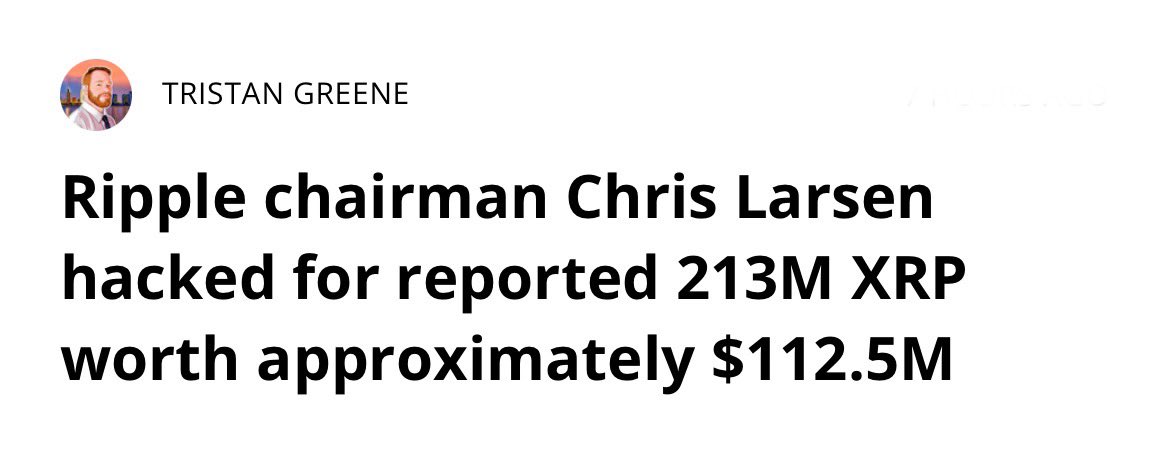 Using Bitfi would have saved Larsen $112M.